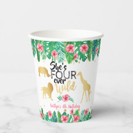 Vasos De Papel Cuatro Chicas salvajes de todos los tiempos Fiesta