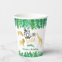 Vasos De Papel Cuatro chicos salvajes de la historia cuarto Fiest