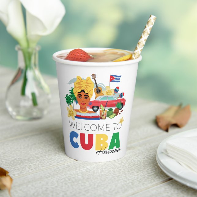 Vasos De Papel Cuba La Habana (in situ)