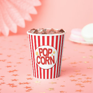 Vasos De Papel Cubo de palomitas de cine para fiestas de película