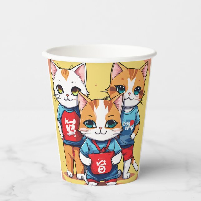 Vasos De Papel Cubos de café de trineo (Anverso)