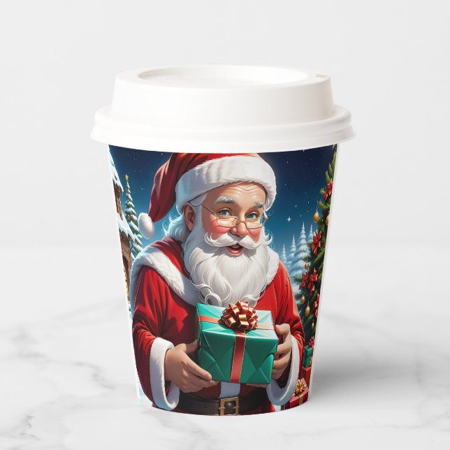 Vasos De Papel Cubos de papel (Anverso)