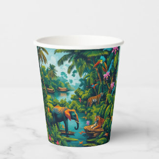 Vasos De Papel Cubos de papel