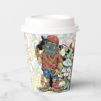 Vasos De Papel Cubos de papel