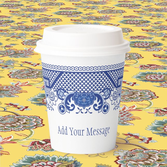Vasos De Papel Cubos de papel azul y salvaje (Subido por el creador)