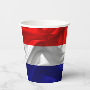 Vasos De Papel Cubos de papel con el escudo de la bandera de los 