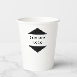 Vasos De Papel Cubos de papel con logotipo personalizado - Opcion