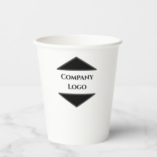 Vasos De Papel Cubos de papel con logotipo personalizado - Opcion