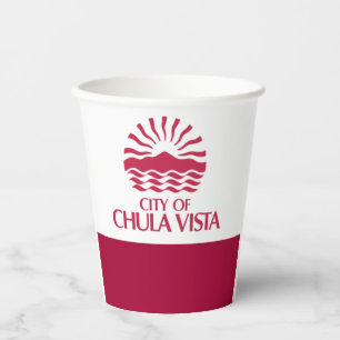 Vasos De Papel Cubos de papel de la ciudad de Chula Vista (Califo