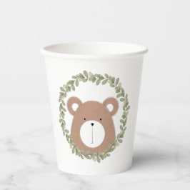 Vasos De Papel Cubos de papel de oso