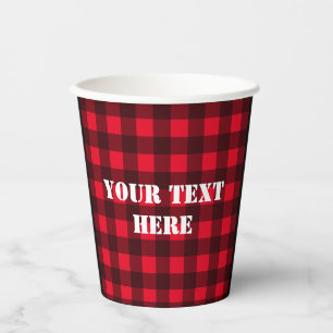 Vasos De Papel Cubos de papel de personalizado de chapa de búfalo
