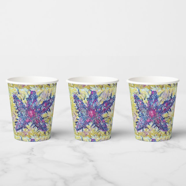 Vasos De Papel Cubos de papel de pez estrella (Multi)