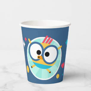 Vasos De Papel Cubos de papel Fiesta de Lingokids con Billy