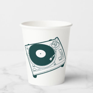 Vasos De Papel Cubos de papel giratorio de lino (vinil) de la vie