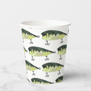 Vasos De Papel Cubos de papel para Fiestas pesqueros