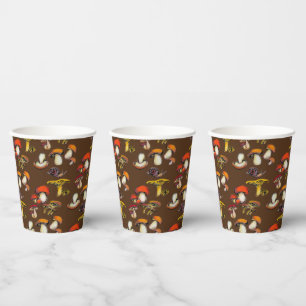 Vasos De Papel Cubos de papel para hongos