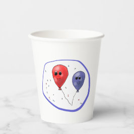 Vasos De Papel Cubos felices