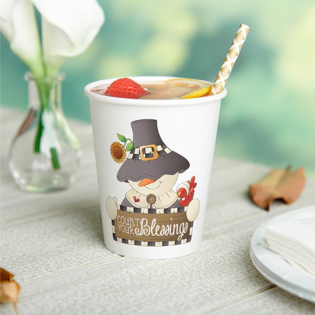 Vasos De Papel Cuenta tus bendiciones (Subido por el creador)