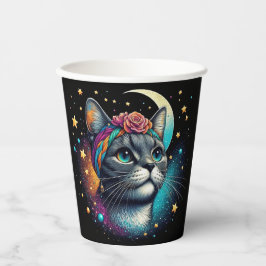 Vasos De Papel ¡Cuidada taza de papel de gato!