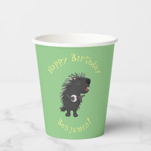 Vasos De Papel Cuidada y divertida jugada del personalizado del b