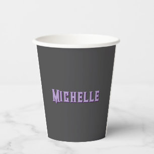 Vasos De Papel Culigrafía de caligrafía creativa nombre personali