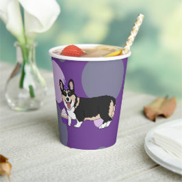 Vasos De Papel Cumpleaños Corgi