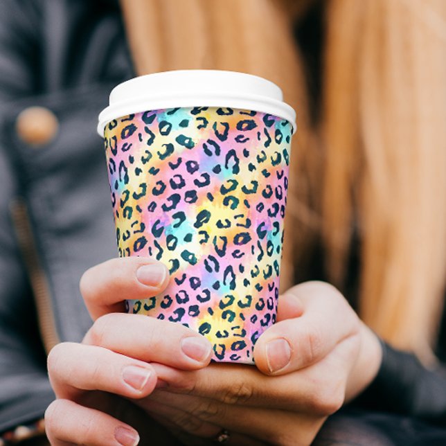 Vasos De Papel Cumpleaños de Animales con Estampado de Leopardo (Subido por el creador)