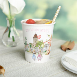 Vasos De Papel Cumpleaños de Cuento de Hadas de Princesas, Caball