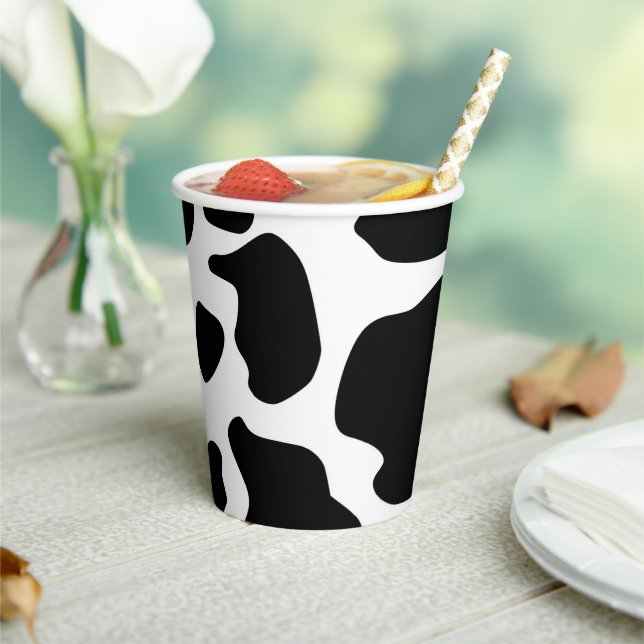 Vasos De Papel Cumpleaños de cuero de vaca lindo (in situ)