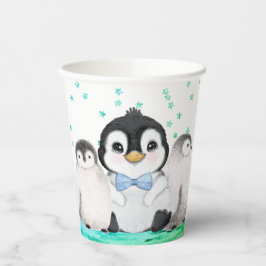Vasos De Papel Cumpleaños de Cute Penguin