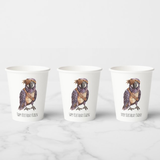 Vasos De Papel Cumpleaños de la Isla del Tesoro (Multi)