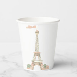 Vasos De Papel Cumpleaños de la pastelería francesa de París