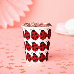 Vasos De Papel Cumpleaños de Ladybug
