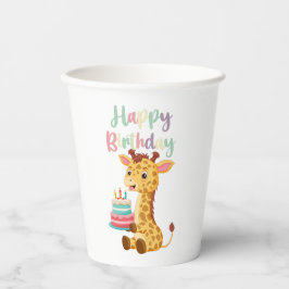 Vasos De Papel Cumpleaños de los Niños con Happpy