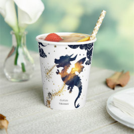 Vasos De Papel Cumpleaños de Mystical Boho Dragon
