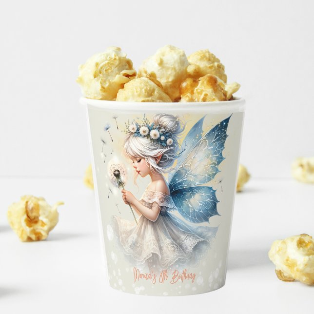 Vasos De Papel cumpleaños de niños de la silueta de Fairy (Subido por el creador)