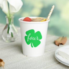 Vasos De Papel Cumpleaños de San Patricio