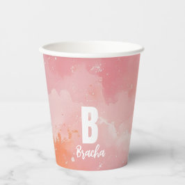 Vasos De Papel Cumpleaños de Tie dye bas mitzva