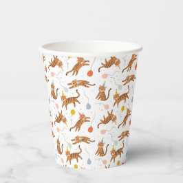 Vasos De Papel Cumpleaños de Tiger