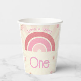 Vasos De Papel Cumpleaños del Arcoiris