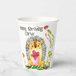 Vasos De Papel Cumpleaños del bebé de Woodland