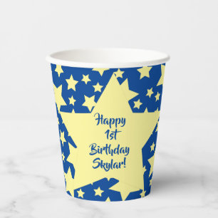 Vasos De Papel Cumpleaños Divertido de Twinkle Little Star para N