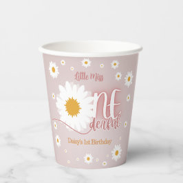 Vasos De Papel Cumpleaños número 1 de Little Miss Onederful