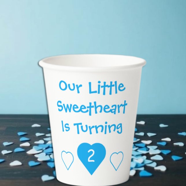 Vasos De Papel Cumpleaños pequeño amorcito (Subido por el creador)
