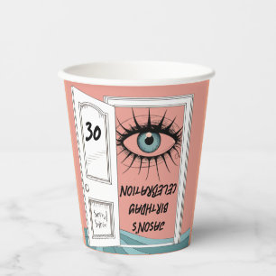Vasos De Papel Cumpleaños surrealista, 30.ª historia surrealista