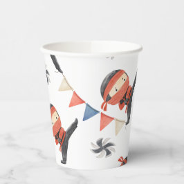 Vasos De Papel Cuotas de papel de Fiesta Ninja | Fiestas de Ninja