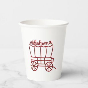 Vasos De Papel Cuotas Fiestas de Oklahoma