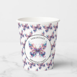 Vasos De Papel Cupones de papel de fiesta de cumpleaños personali