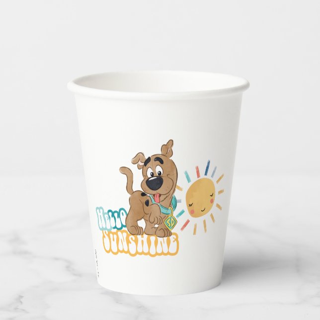 Vasos De Papel Cuppy Scooby-Doo "Hola Sunshine" (Anverso)