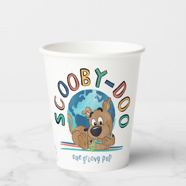 Vasos De Papel Cuppy Scooby-Doo "One Groovy Pup" (Anverso)